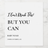 妊娠告知ワインラベル妊娠おもしろい ワインラベル (シングルラベル)