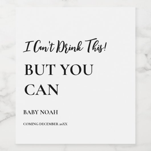 妊娠告知ワインラベル妊娠おもしろい ワインラベル (シングルラベル)