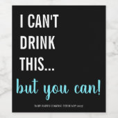 妊娠告知ワインラベル ワインラベル (シングルラベル)