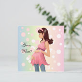 妊娠告知招待状 招待状 (スタンド正面)