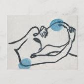 妊娠告知男の赤ちゃん ポストカード (正面)