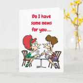 **妊娠告知**カード カード (黄色い花)