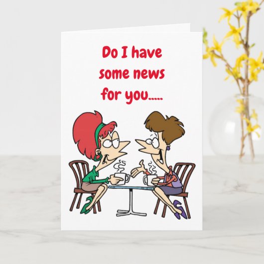 **妊娠告知**カード カード (黄色い花)