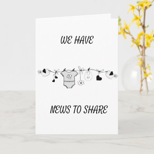 ***妊娠告知***カード カード (黄色い花)