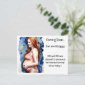 妊娠告知 案内ポストカード (スタンド正面)