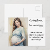 妊娠告知 案内ポストカード (正面/裏面)