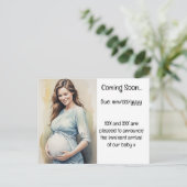 妊娠告知 案内ポストカード (スタンド正面)