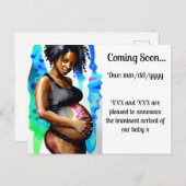 妊娠告知 案内ポストカード (正面/裏面)