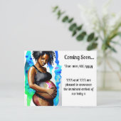 妊娠告知 案内ポストカード (スタンド正面)