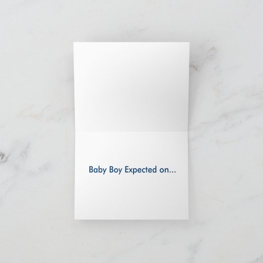 妊娠告知 案内状 (内部)