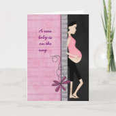 妊娠告知 案内状 (正面)