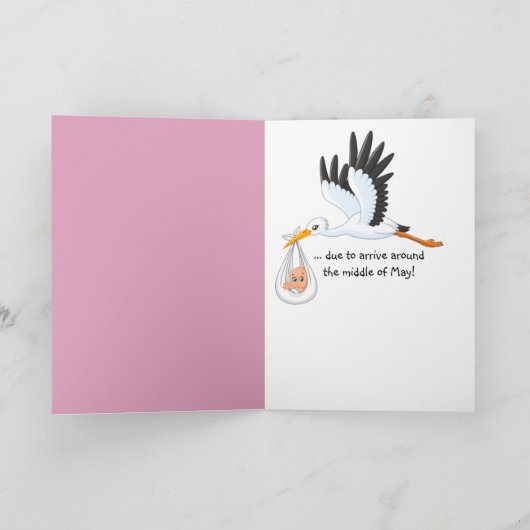 妊娠告知 案内状 (内部)