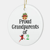 妊娠告知(祖父母) セラミックオーナメント (左)