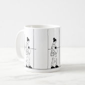 妊娠妊婦シンプル病 コーヒーマグカップ (正面左)