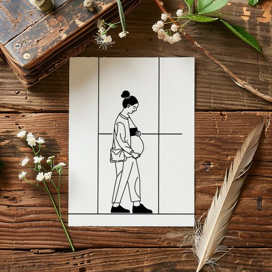 妊娠妊婦シンプル病 招待状