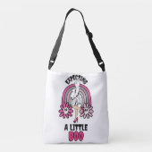 妊娠幽霊ピンク小さなブーを期待 クロスボディバッグ (裏面)