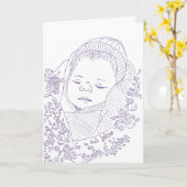 妊娠損失悔やみや弔慰カード カード (黄色い花)