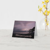 妊娠損失補償カード カード (黄色い花)