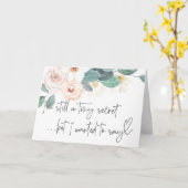 妊娠新生児が家族と友人のために明らかにするC カード (黄色い花)