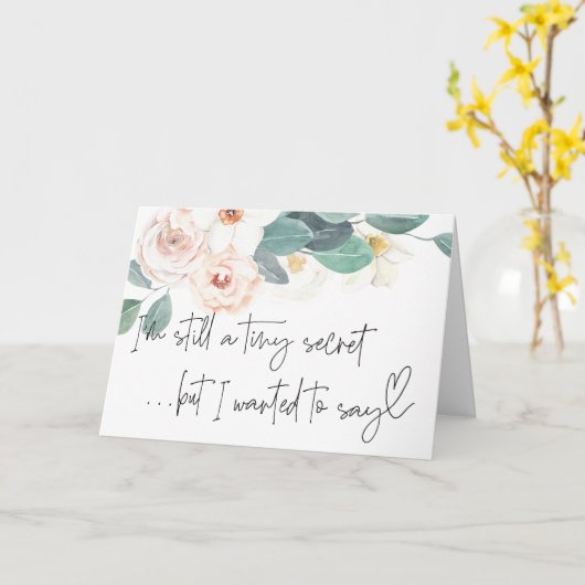 妊娠新生児が家族と友人のために明らかにするC カード (黄色い花)