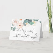 妊娠新生児が家族と友人のために明らかにするC カード (正面)