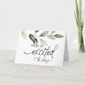 妊娠新生児が家族と友人のために明らかにするC カード (正面)