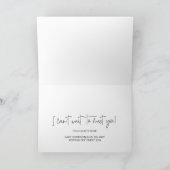 妊娠新生児が家族や友人に明らかにする カード (内部)