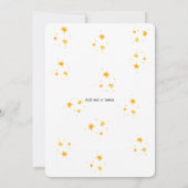 妊娠新生児超音波超音波画像写真 招待状 (裏面)