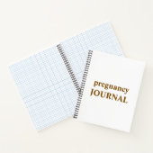妊娠日記 出産前のママへのギフト | 妊娠 ノートブック (内部)