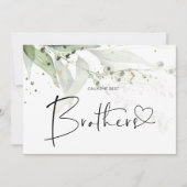 妊娠明示兄弟新生児 カード (正面)