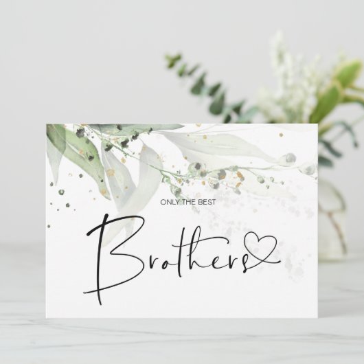 妊娠明示兄弟新生児 カード (スタンド正面)