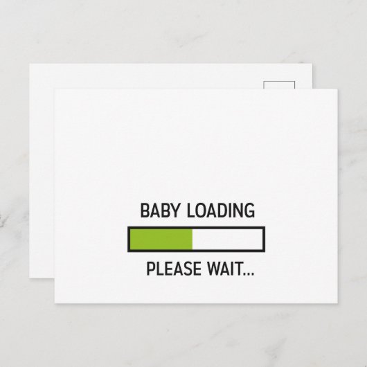 妊娠最高の – お母さんおもしろいは 案内ポストカード (正面/裏面)