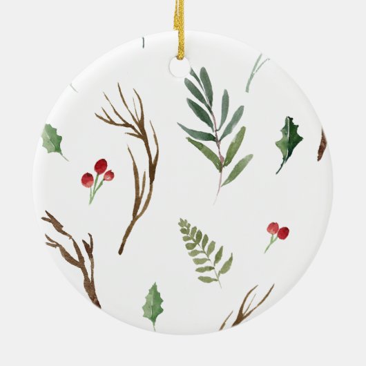 妊娠期待新生児セラミックオーナメント セラミックオーナメント (裏面)