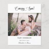 妊娠来の予算発表 チラシ (正面)