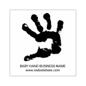妊娠生まれたばかりのベビー手 ラバースタンプ (インプリント)