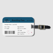 妊娠男女兼用発表ラゲージタグ ラゲッジタグ (正面横)