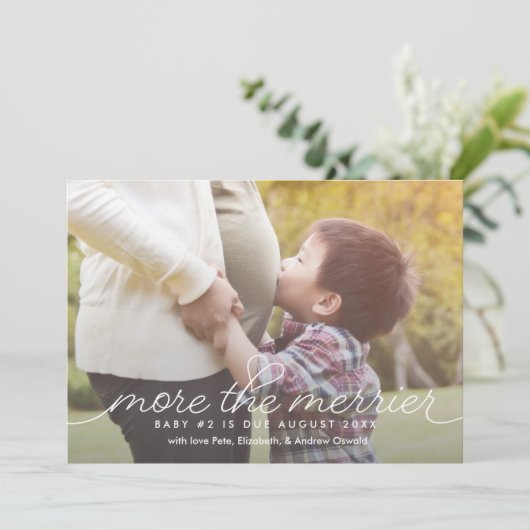 妊娠発メリー表カードの追加 案内状 (スタンド正面)