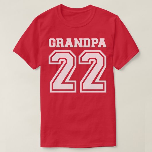 妊娠発表のためのグランドパ2022 Tシャツ (デザイン正面)