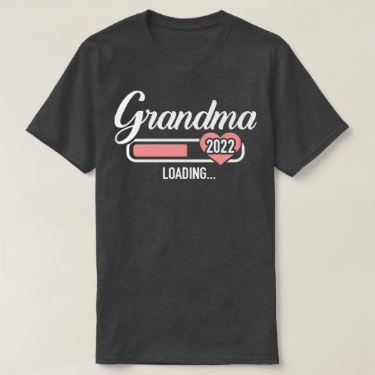 妊娠発表のための祖母2022のロード Tシャツ (デザイン正面)