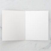 妊娠発表を期待する新聞ベビー カード (内部)