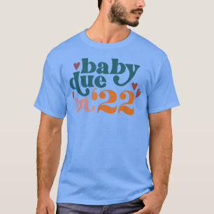 妊娠発表ベビー期限22母の日 Tシャツ