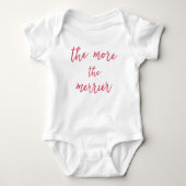 妊娠発表メリーベビーBが多い ベビーボディスーツ (正面)