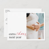 妊娠発表驚きポートレートはがき シーズンポストカード (正面/裏面)