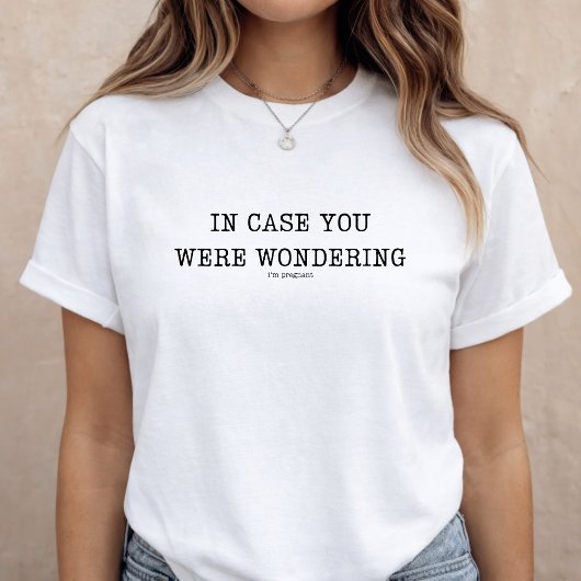 妊娠発表 おもしろい赤ちゃんお披露目 Tシャツ