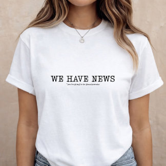 妊娠発表 おもしろい 赤ちゃん 発表 Tシャツ