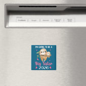 妊娠発表 シャツ 大きくなる姉 マグネット (インサイチュ (食洗機))