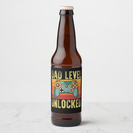 妊娠発表 パパレベル解除 新米パパ ビールラベル (正面)