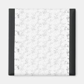 妊娠発表 マグネット (正面)