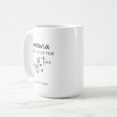 妊娠発表 マタニティギフト ママになる コーヒーマグカップ (正面左)