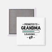 妊娠発表 初孫 - 昇格 マグネット (正面/裏面)